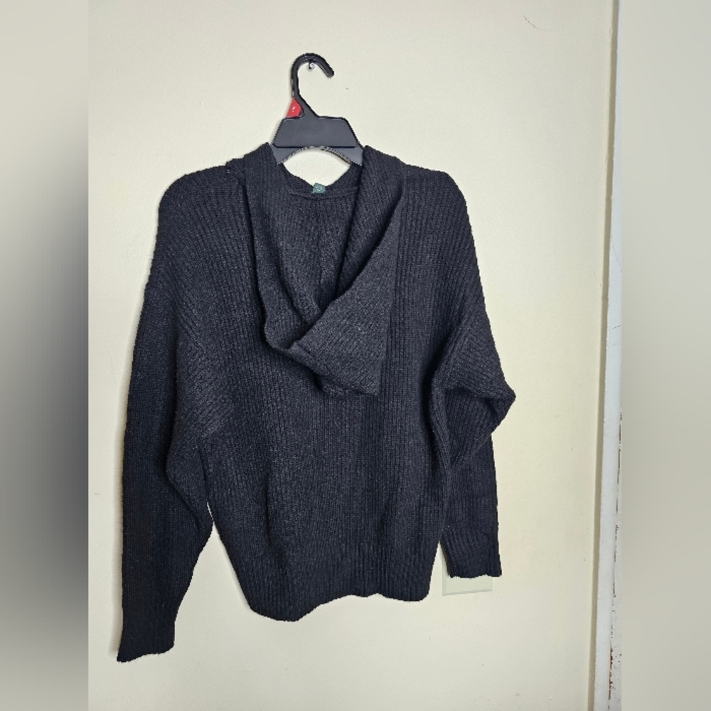 Wild Fable Women's Oversized Ribbed Hooded Pullover Sweater - Picture 5 of 7